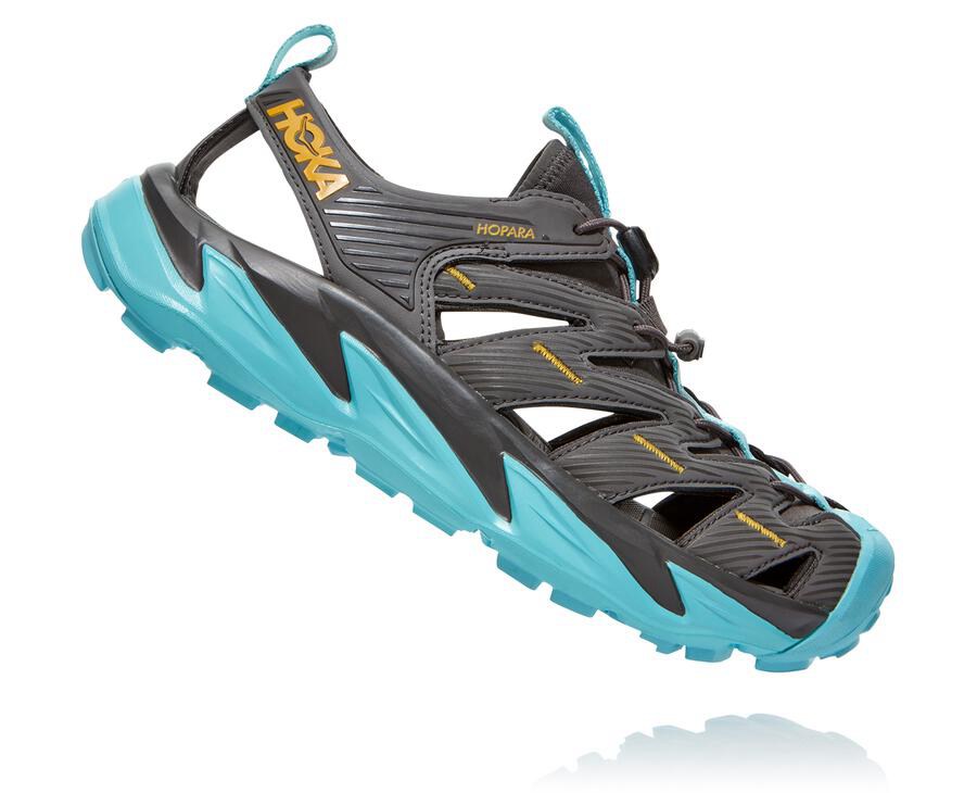 Hoka One One Sandaler Dame - Hopara - Mørkegrå - 273149QIH